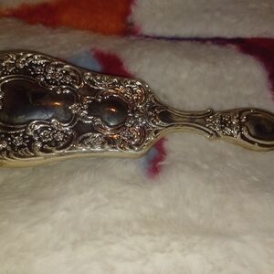 Elegant Silver Hand Mirror